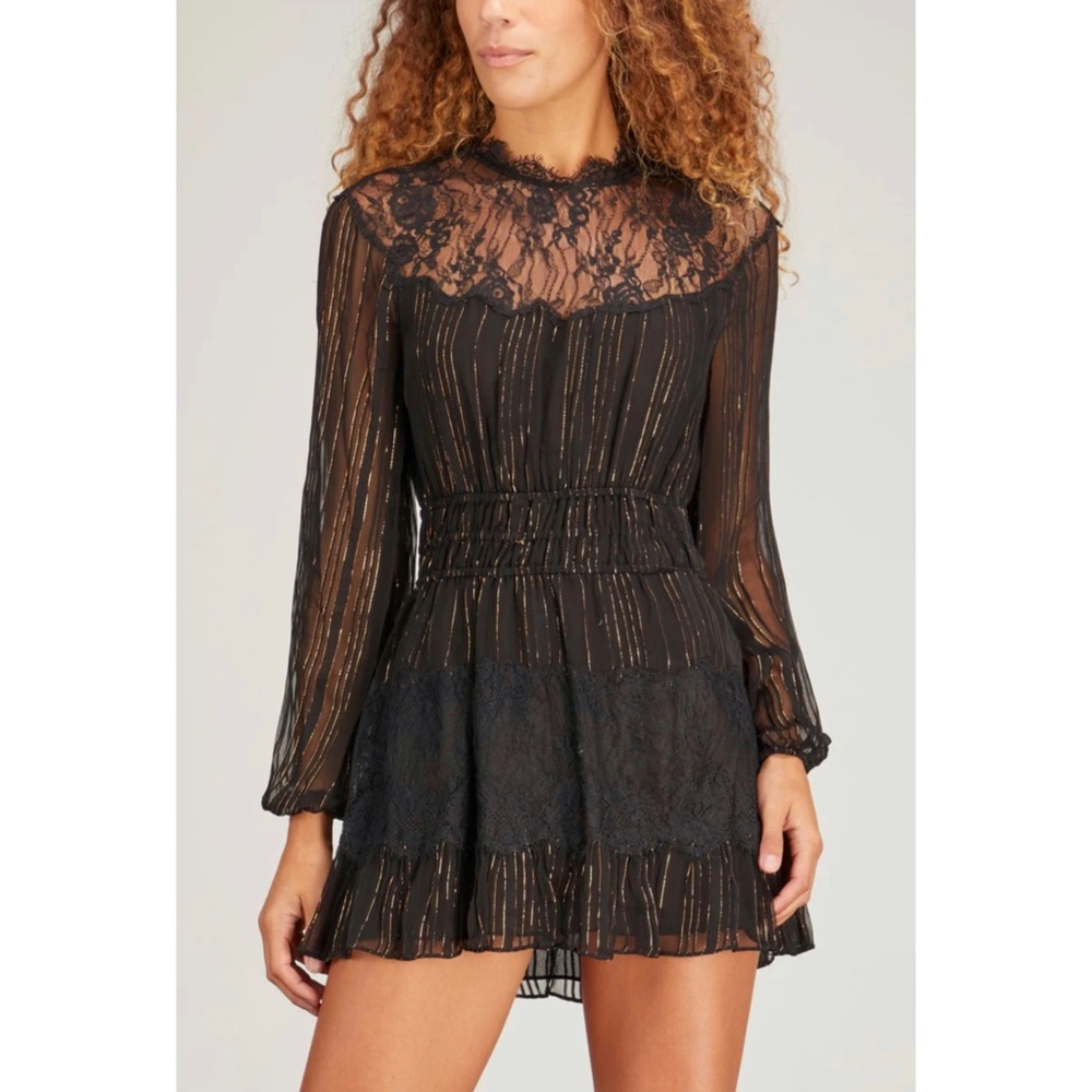 LoveShackFancy black Coventry dress